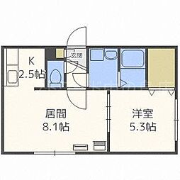 ジュネパレス札幌 1LDKの間取図画像
