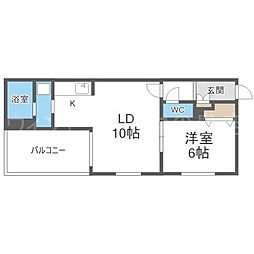 クラリス豊平V 4階/402