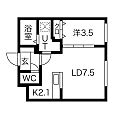 BASETSUKISAMU3階5.8万円