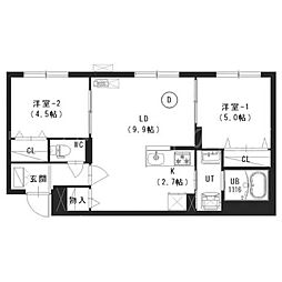仮称)平岸3-5 2階/201