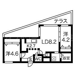 ラヴィ菊水 1階