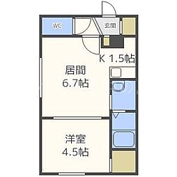 クレアメゾン南平岸 2階