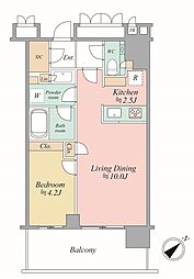 MIDTOWERGRANDの間取図画像