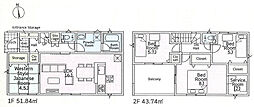 大磯町国府本郷第18　新築戸建　全2棟1号棟