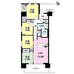 アルファスマートおゆみ野駅南 4LDKの間取図画像