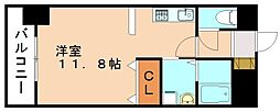 JR筑豊本線 新飯塚駅 徒歩16分の賃貸マンション 1階1Kの間取り