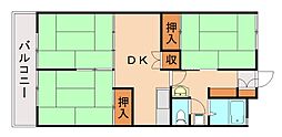 ダイマルコーポ 3DKの間取図画像