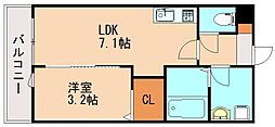 仮)下三緒新築アパート 1LDKの間取図画像