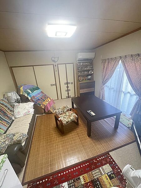 Beautiful mountainous landscape with colorful sky