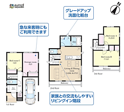 物件画像 「西千葉」駅徒歩11分　黒砂台１丁目　新築戸建