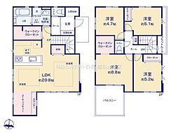 物件画像 越谷市蒲生寿町2期　全1棟　1号棟