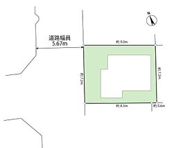 物件画像 草加市長栄2丁目　売地