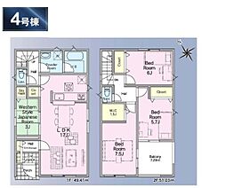 物件画像 三郷市戸ケ崎第54　全7棟　4号棟