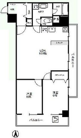 間取り 東武大師前サンライトマンション3号館 12階/-