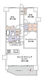 間取図画像 2SLDK