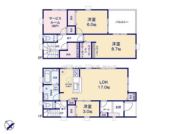 間取りを拡大表示