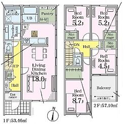 春日部市大沼4期 1号棟