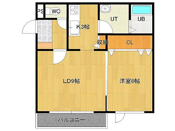 フェリーチェ・ラピュタＳ 1-A｜北海道北見市幸町7丁目(賃貸アパート1LDK・1階・42.56㎡)の写真 その2