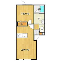 Aries 2-C ｜ 北海道北見市高栄東町3丁目17番地7号（賃貸アパート1LDK・2階・36.20㎡） その2