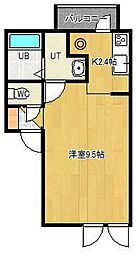 LaFlora1 1Kの間取図画像