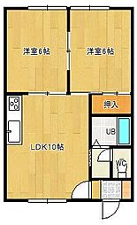 コーポクローバー 2階/202