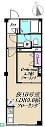 三鷹市新川6丁目マンション 1LDKの間取図画像