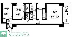 アーバンコート南烏山 2LDKの間取図画像