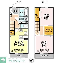 メゾン・ラマージュ 2LDKの間取図画像