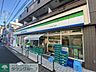 周辺：ファミリーマート上北沢四丁目店 徒歩2分。コンビニ 90m