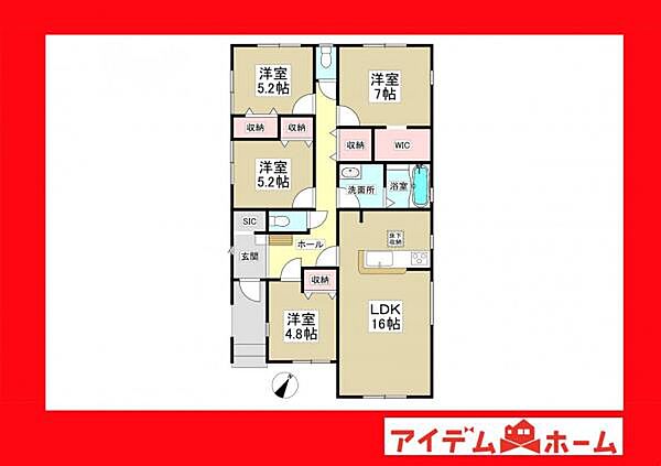 間取りを拡大表示