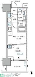 江東区大島4丁目マンション 1DKの間取図画像