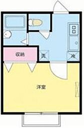 サニーコート北葛西3 1Kの間取図画像
