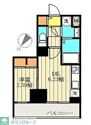 ファミルート小岩 1DKの間取図画像