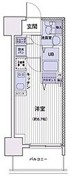 エスティメゾン大島 ワンルームの間取図画像
