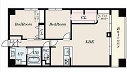 S-FORT亀戸 2LDKの間取図画像