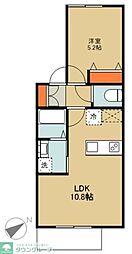 Be la Salina 1LDKの間取図画像