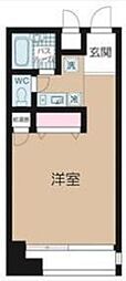 グローバルK ワンルームの間取図画像