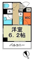HF南砂町レジデンス 1Kの間取図画像