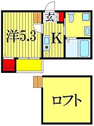 間取図画像 1K