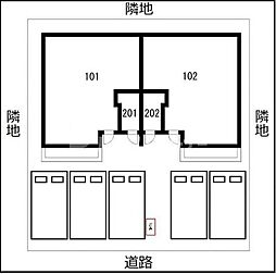 ラウレア 2階2LDKの室内