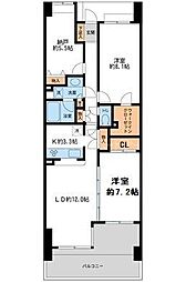 リーベスト西千葉 3LDKの間取図画像