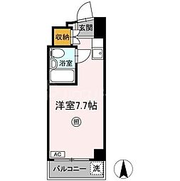 T.O.ビル55 1Kの間取図画像