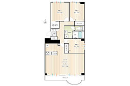 鎌倉ロジュマンC棟 3LDKの間取図画像