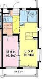 AXIA 1LDKの間取図画像