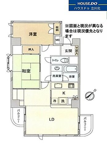 間取り ロイヤル多摩蘭坂ハイツ　303号室 3階/-