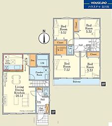 八王子市子安町　全3棟3号棟　新築分譲住宅