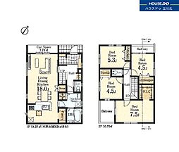羽村市小作台5丁目　全5棟3号棟　新築分譲住宅