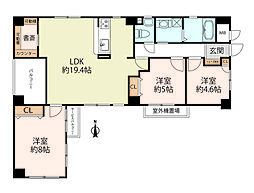 間取図画像 3LDK