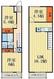 さくらコート 1階3LDKの間取り