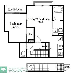 間取図画像 1LDK